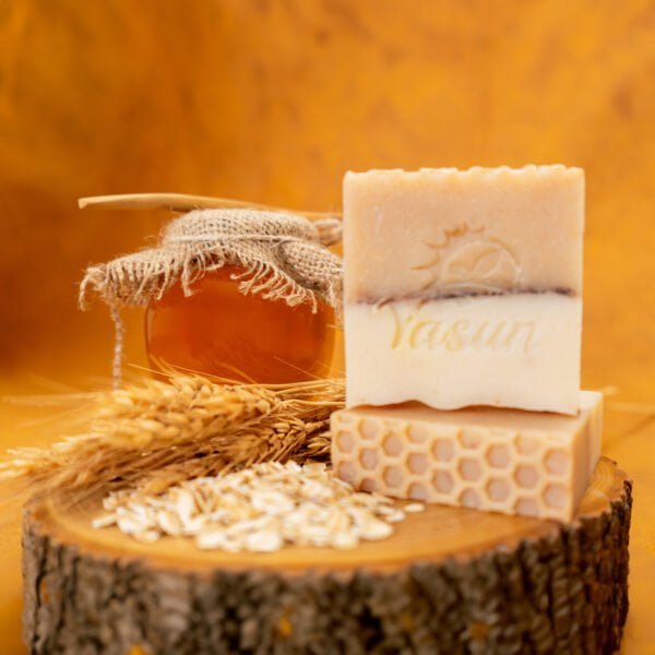 Honey and Oatmeal Soap Bal ve Yulaf Sabunu صابون دقيق الشوفان والعسل