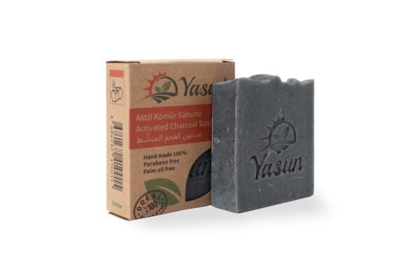 Activated Charcoal Soap Aktif Kömür Sabunu صابون الفحم المنشَّط