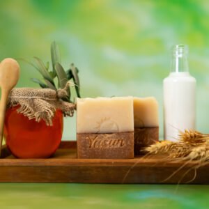 Goat Milk and Honey Soap Keçi Sütü ve Bal Sabunu صابون حليب الماعز والعسل