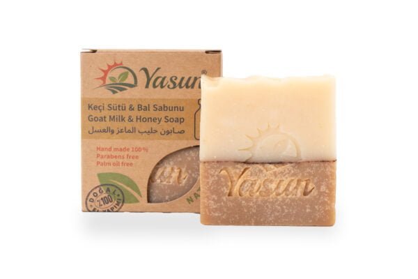 Goat Milk and Honey Soap Keçi Sütü ve Bal Sabunu صابون حليب الماعز والعسل